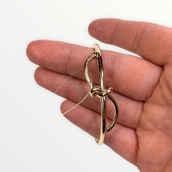 Saachi Gold Tone Twist Knot Cuff - Picture 2 of 2